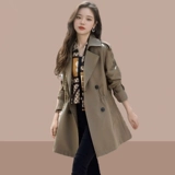 Плащ, осенняя куртка, изысканный стиль, подходит для подростков, длина миди