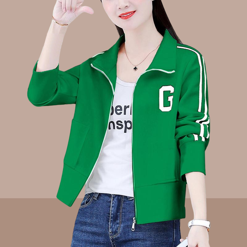 Cardigan Women's Short Jacket 2026 Spring and Autumn New Style Zipper Baseball Jacket Fashionable Age-Reducing Slimming Top Casual Wear Cardigan Women's Short Jacket 2026 Spring and Autumn New Style Zipper Baseball Jacket Fashionable Age-Reducing Slimming Top Casual Wear