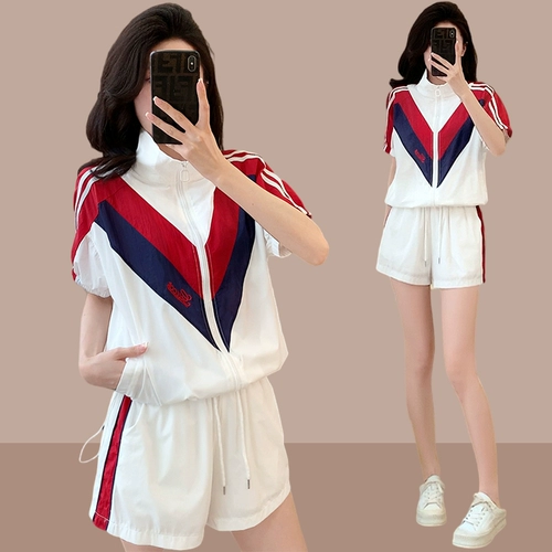 Спортивный костюм, модный комплект, городской стиль, в западном стиле