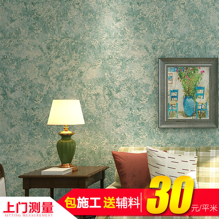 Shenzhen Unwoven Cloth Wallpaper Round Mesh Foaming Retro American Bedroom Book Room Living Room TV Background Wall Wallpaper CC