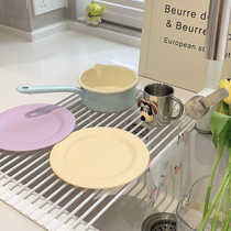 Silicone drain pad foldable sink drain rack ins simple kitchen storage rack rack drainage drying pad