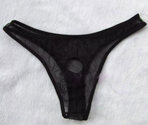 Mens perspective with hole Dew JJ thong T pants sex underwear real person Real shot BK22