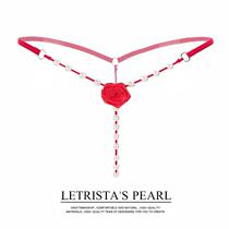 Sexy panties tease tease men and women transparent lace thong T pants underwear night fire supplies T2143