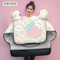 Windshield quilt electric vehicle winter ladies 2024 new motorcycle waterproof windproof quilt autumn and winter warm windproof cover