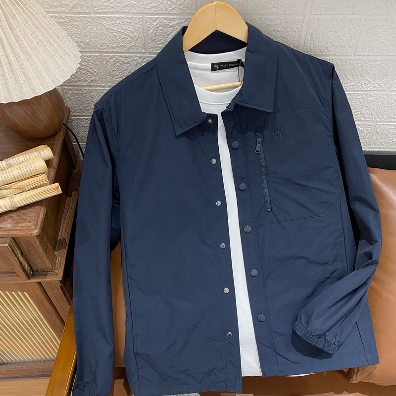 Men's Lapel Jacket, Same Style as Paul Peter, New Spring Thin Top Skfaj00461