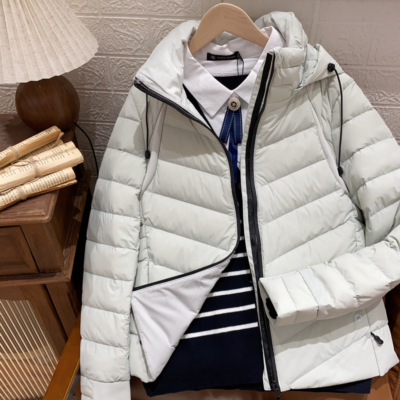 Paul Peter Boutique Winter Women's down Jacket, Hooded, Fashionable, Age-Reducing, Lightweight and Warm, Yicd33732