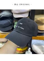 Sandwich ORIGINAL2021 autumn new letters embroidered Bent Eatery Baseball Cap Women Ins Korean version Leisure Duck Tongue Cap
