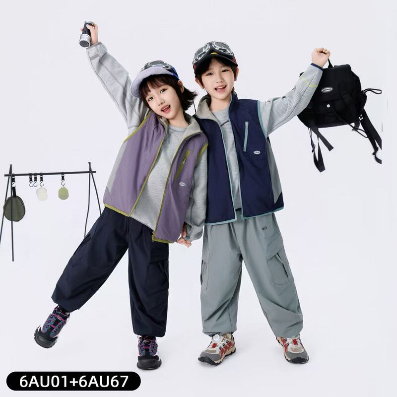 D06Ug6Au01 Fleece-Lined Casual Vest