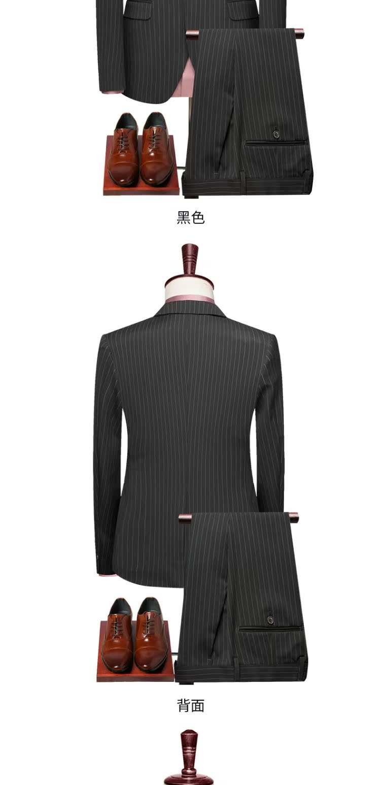 Mẫu dọc Romon / Luo Meng phiên bản Hàn Quốc của bộ đồ vest nam váy cưới công sở kinh doanh thời trang giản dị phục vụ người đàn ông tốt nhất vest nam cá tính