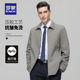 Romon Men's Executive Jacket Business Casual Spring and Autumn ກາງແຈ້ງ ແລະຜູ້ສູງອາຍຸ Dad Lapel Jacket