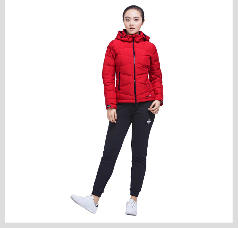 Áo khoác nữ của Xtep 2017 xu hướng thời trang mới ấm áp và chống gió màu 983428190695 - Thể thao xuống áo khoác áo phao burberry nữ