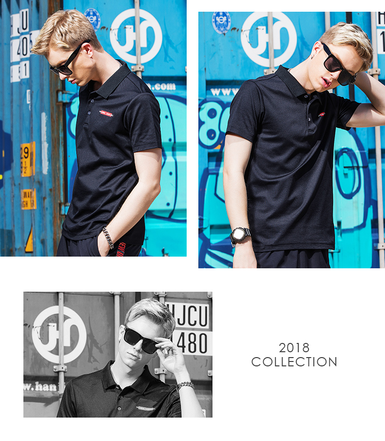 Bước đặc biệt POLO áo sơ mi nam ngắn tay áo thun 2018 mới chính thức đích thực áo thun nam trẻ trung thoải mái - Áo polo thể thao áo polo nike