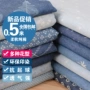 Summer phần mềm mỏng rửa sạch bông denim áo rắn màu treo lên váy áo in DIY vải - Vải vải tự làm vải dạ may áo măng tô