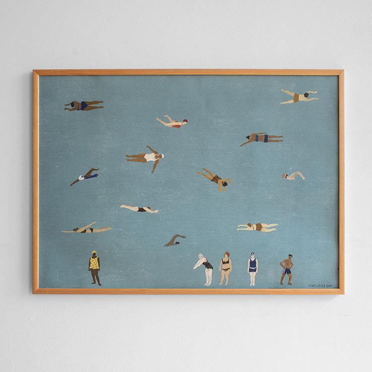 Imported Swedish fine little day swimmer Swimer Swimer Swimer Swimer decorated Elisabeth