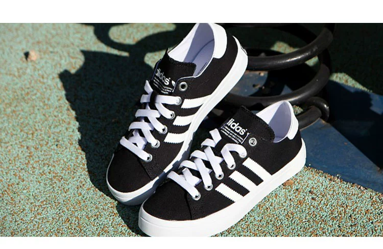 Adidas / Cỏ ba lá CourtVantage giày vải trắng đen S79302 / S78765 / 78764 - Dép / giày thường giày sneaker chính hãng