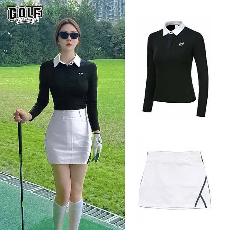 2026 New Golf Shirt for Women, Long-Sleeved Polo Shirt, Slim Fit, Quick-Drying, Sun Protection Golf Clothing