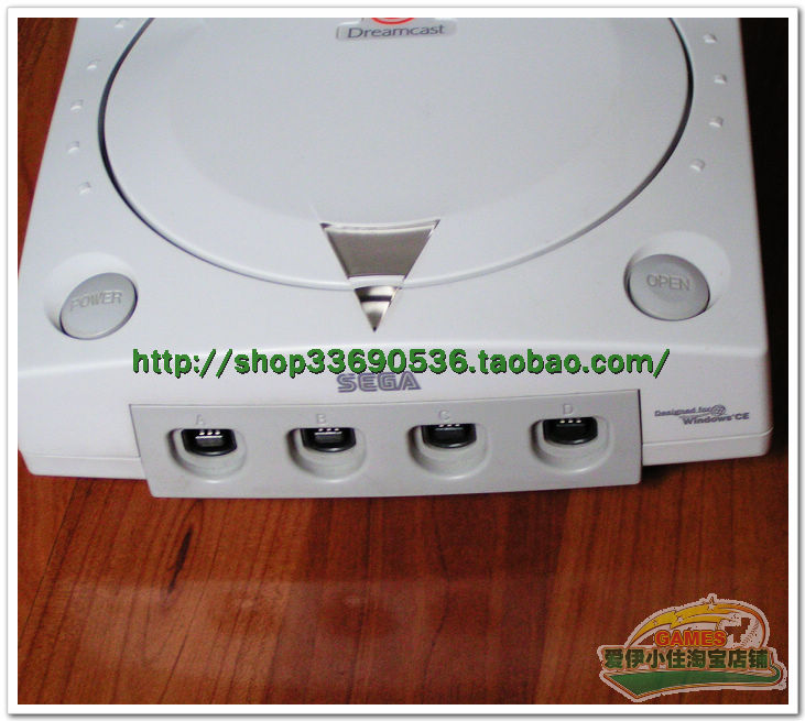 [1 Crown] Bảng điều khiển trò chơi Sega dc gốc Nhật Bản máy chủ DC + tay cầm + trò chơi phiên bản Hoa Kỳ phiên bản tiếng Nhật - Kiểm soát trò chơi tay cầm pc