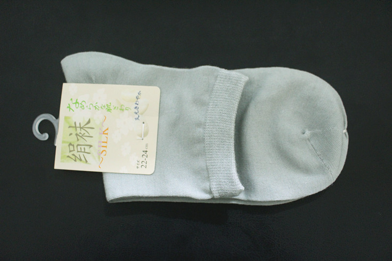 Nhiều màu nóng bán xuất khẩu ladies silk socks lụa vớ nữ thở chân tự nhiên bốn mùa vớ