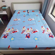 Ultraman cartoon fitted sheet single piece 1 2 meters 1 5 cotton cotton mattress cover bedspread Simmons protective cover non-slip