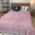 Hàn Quốc seersucker mùa hè mát mẻ chăn bông chăn ga gối đơn điều hòa không khí được bao phủ bởi đôi giường trải chiếu - Trải giường