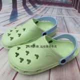 Дисней, босоножки, тапочки в стиле Crocs, зеленая пляжная обувь, повседневная обувь для отдыха, Дисней Микки Маус