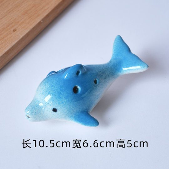 陶笛六孔初学入门中音C调大鱼海豚6孔瓷笛陶埙吹乐器儿童学生演奏