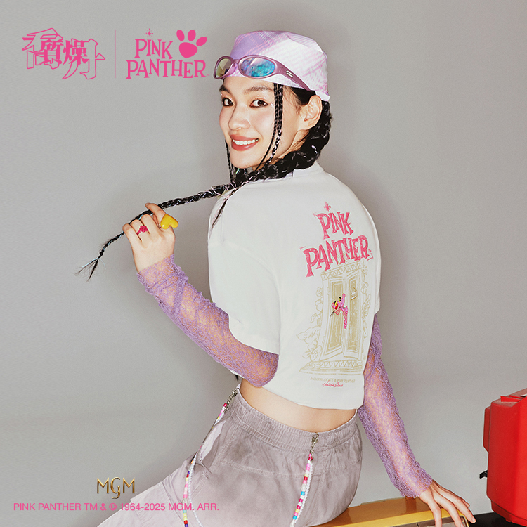 Jordan 2025 Summer Pink Panther Co-Branded Ice Feel Fashion Casual Round Neck Short Sleeve Women's T-Shirt Qdlhs2253170