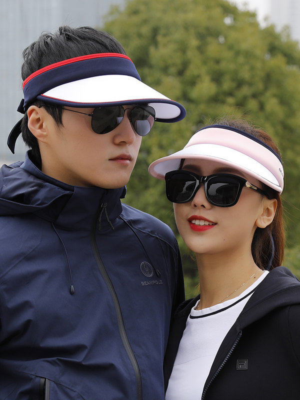 Hat woman summer sun hat male shade face sun hat shade sky hat outflow youth anti-UV empty cap