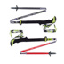 Sợi carbon gấp trekking cực Ultralight năm gậy Nạng carbon đi bộ ngoài trời đi bộ dài gậy đi bộ thiết bị leo núi 	gậy gấp khúc cho người già Gậy / gậy