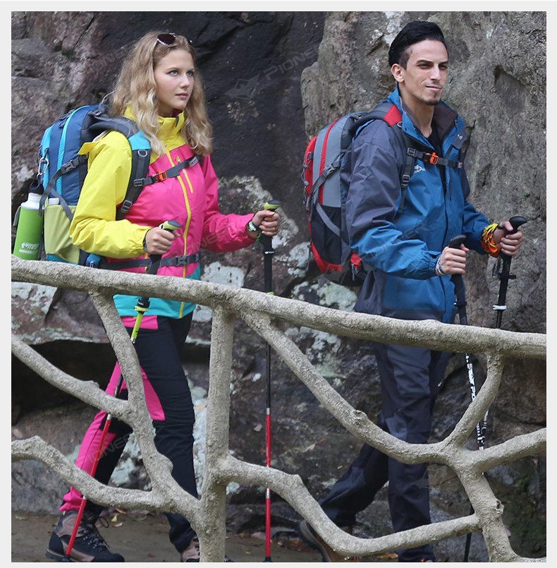 Sợi carbon gấp trekking cực Ultralight năm gậy Nạng carbon đi bộ ngoài trời đi bộ dài gậy đi bộ thiết bị leo núi 	gậy gấp khúc cho người già