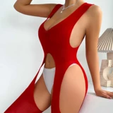 Сексуальное тонкое боди, колготки, носки, европейский стиль, в обтяжку