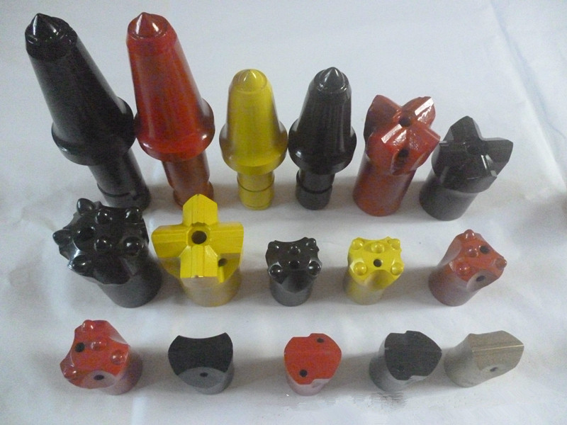 Manufacturer produces straight cross chisel head four teeth five teeth five teeth Plum Blossom Column Tooth Chisel Rock Mining Drill Bit Drill Bit