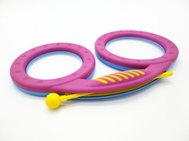 儿童益智早教玩具 奥尔夫乐器 眼镜鼓双面鼓 幼儿打击乐器手敲鼓