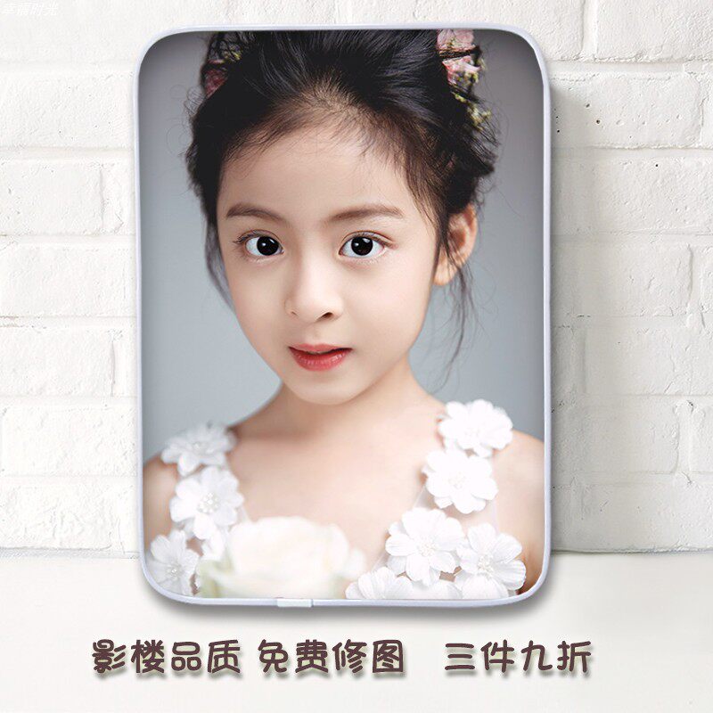 Customize frosted crystal pendulum table photo photo frame baby photo wedding dresses art write really full family foto wash photos