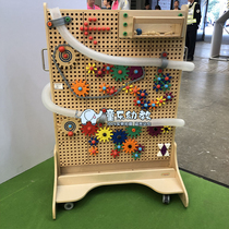 Beth variety insert beads mobile Wall toys early education childrens educational wall pipe craftsmen insert building blocks
