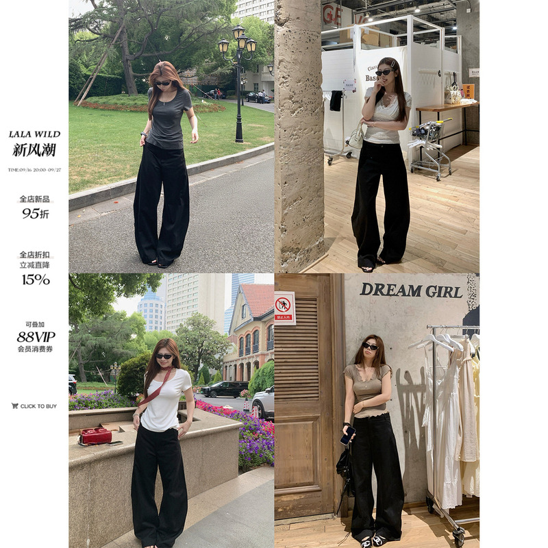 Wildly Comfortable Formula, Slightly Chubby mm Lyocell Loose Drape Wide-Leg Scythe Pants, Plus-Size Casual Pants Wildly Comfortable Formula, Slightly Chubby mm Lyocell Loose Drape Wide-Leg Scythe Pants, Plus-Size Casual Pants