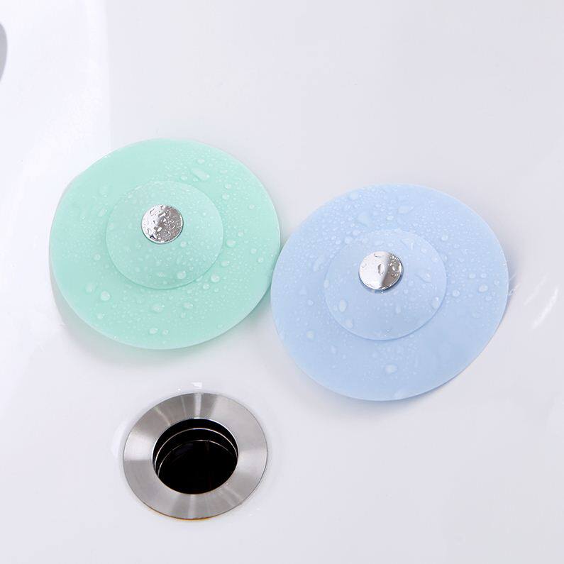 Kitchen Sewer Floor Drain Cover Flying Saucer Styling Press Dressing Room Outfall Water Stopper Water Blocking Anti-Clogging