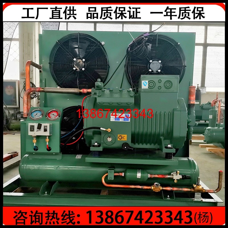 Brand new Hangzhou Bezer 8 Pizza Air Cooled Unit 8P Refrigerated Depot Compressor Cryogenic Condensing Unit 4YD-8 2