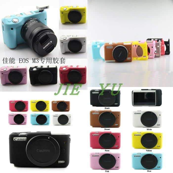 Suitable for Canon EOSM3 M6 M10 M100200 special camera bag silicone sleeve micro-single camera photography bag protective shell