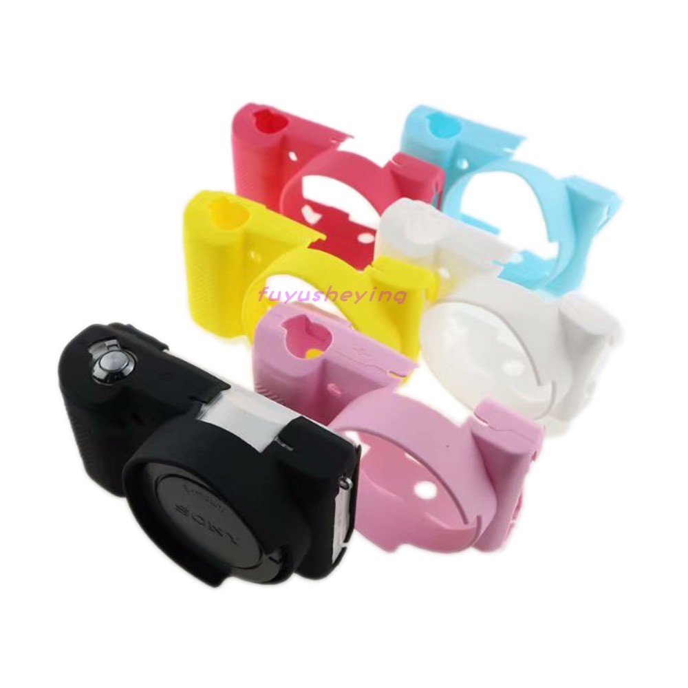 Applicable Sony A5100 A5000 micro single eye camera bag protective sleeve special leather sleeve silicone cover