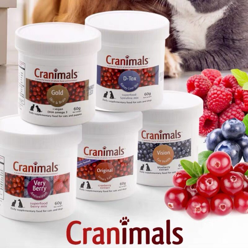 Spot Canada imports small red berries Cranimals cranberry powder to prevent urinary calculus cystitis