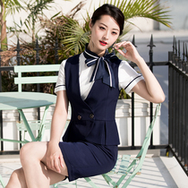 Hotel front desk work wear beautician autumn and winter customer service reception work clothes flight attendant interview professional wear suit womens clothing