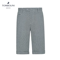 TOMBOLINI / Đông Bolini hè nam phần mỏng kẻ sọc trẻ trung xu hướng quần short Slim năm quần giản dị quần tây nam
