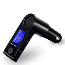 Dual USB car charger one drag two with cigarette lighter extension head multi-function U disk car MP3 player