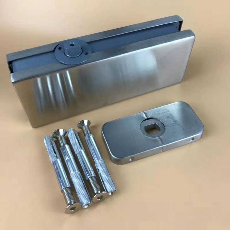 Glass door ground spring open to free digging pit digging trench spring concealed place spring without frame door land spring