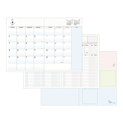 【Специальное предложение со скидкой 20%】 Марки 2023 Gold Stamping Diamond Color Monthly B6 дюйм октябрьские начальные заметки Расписание этого ручного рекорда.