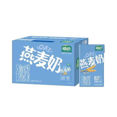 伊利利乐砖植选燕麦奶250ml*16盒*2箱