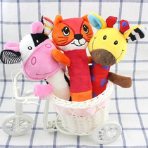 Babys hand grabbing toys can bite babies and babies hands ringing bells BB bars toys