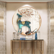 Aluminum alloy round photo frame Wedding photo wall-hanging cross-stitch diamond painting framed picture frame Simple thin-edged picture frame customization