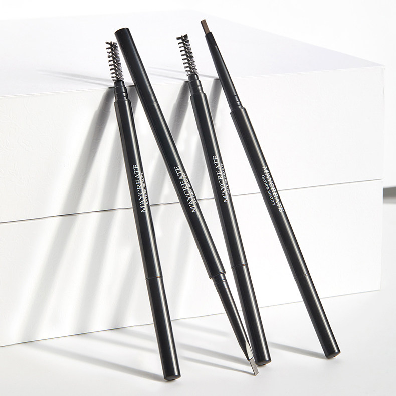 3 extremely fine eyebrows women waterproof and sweat-proof natural lasting not falling out of color foggy eyebrow brushed eyebrow pink beginner triangle